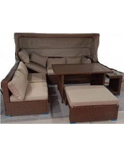 Комплект мебели с диваном AFM-320B-T320 Brown