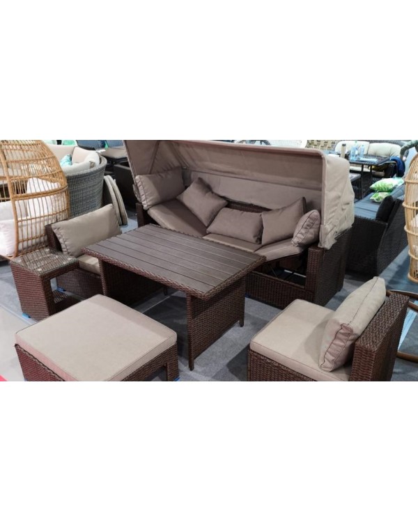 Комплект мебели с диваном AFM-320B-T320 Brown