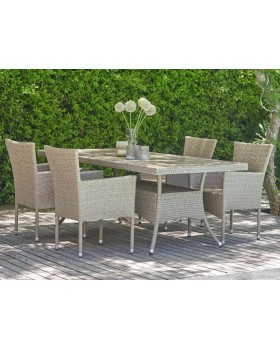 Комплект мебели  AM-196/T196 Beige 4Pcs-foto4