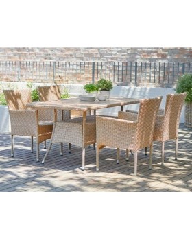 Комплект мебели  AM-196/T196 Beige 4Pcs-foto3