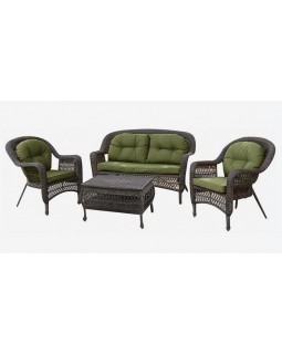 Плетеный комплект LV520BG Brown/Green