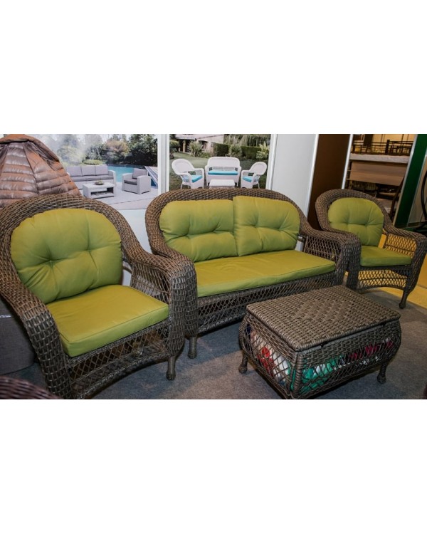 Плетеный комплект LV520BG Brown/Green
