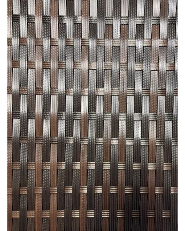 Комплект плетеной мебели YR822Br Brown-Beige подушка бежевая