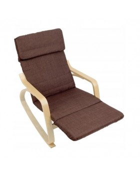 Кресло-качалка Calviano Relax 1103 коричневый-foto2