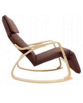 Кресло-качалка Calviano Relax 1103 коричневый-foto5