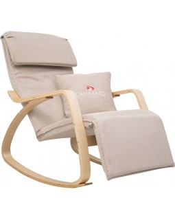 Кресло-качалка Calviano Comfort 1 светло-бежевое