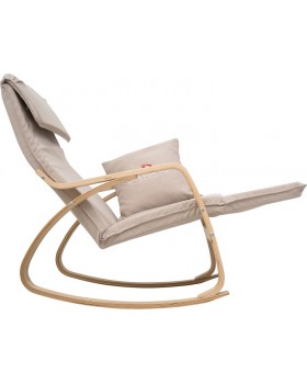Кресло-качалка Calviano Comfort 1 светло-бежевое-foto3