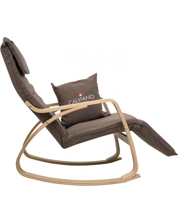 Кресло-качалка Calviano Comfort 1 коричневое