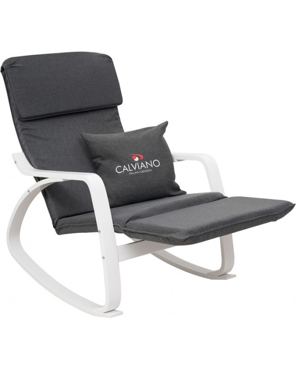 Кресло-качалка Calviano Comfort 1 серое