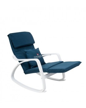 Кресло-качалка Calviano Comfort 1 синее-foto3
