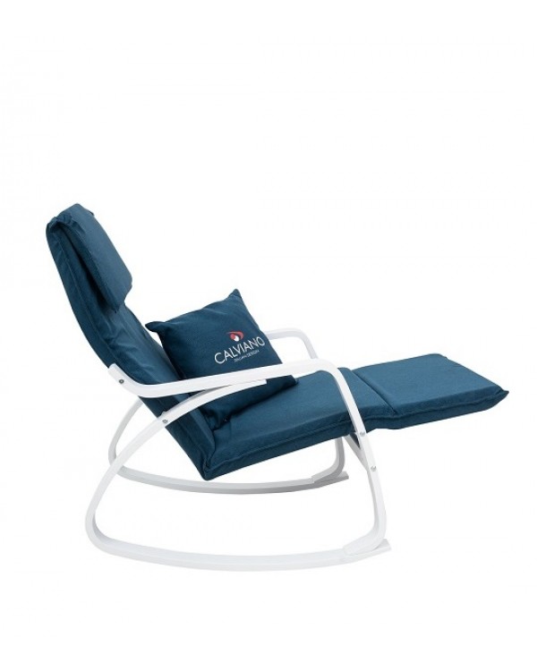 Кресло-качалка Calviano Comfort 1 синее