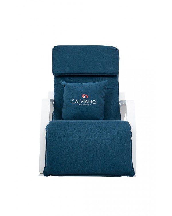 Кресло-качалка Calviano Comfort 1 синее
