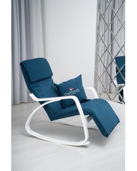 Кресло-качалка Calviano Comfort 1 синее-foto10