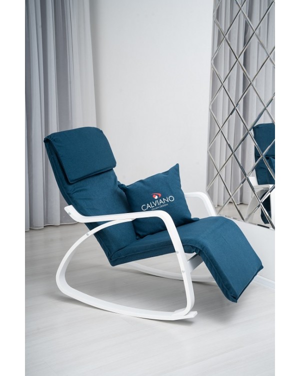 Кресло-качалка Calviano Comfort 1 синее