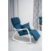 Кресло-качалка Calviano Comfort 1 синее