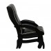 Кресло-маятник Leset Хилл венге Marvel Black кант Cream