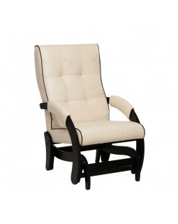Кресло-маятник Leset Хилл венге Marvel Cream кант Black