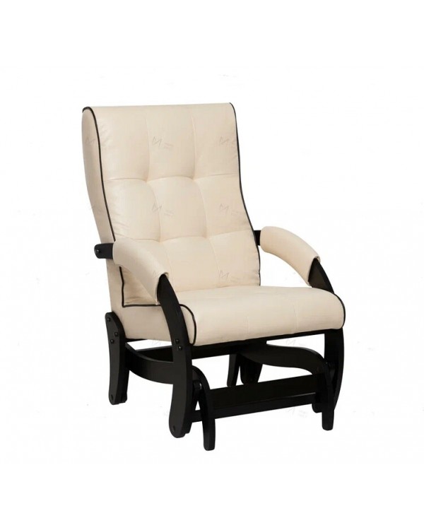 Кресло-маятник Leset Хилл венге Marvel Cream кант Black