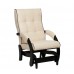 Кресло-маятник Leset Хилл венге Marvel Cream кант Black