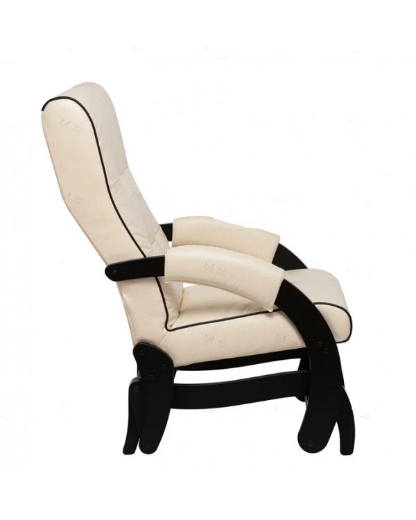 Кресло-маятник Leset Хилл венге Marvel Cream кант Black