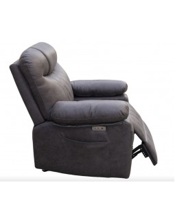 Кресло реклайнер Бристоль светло-серый-foto5