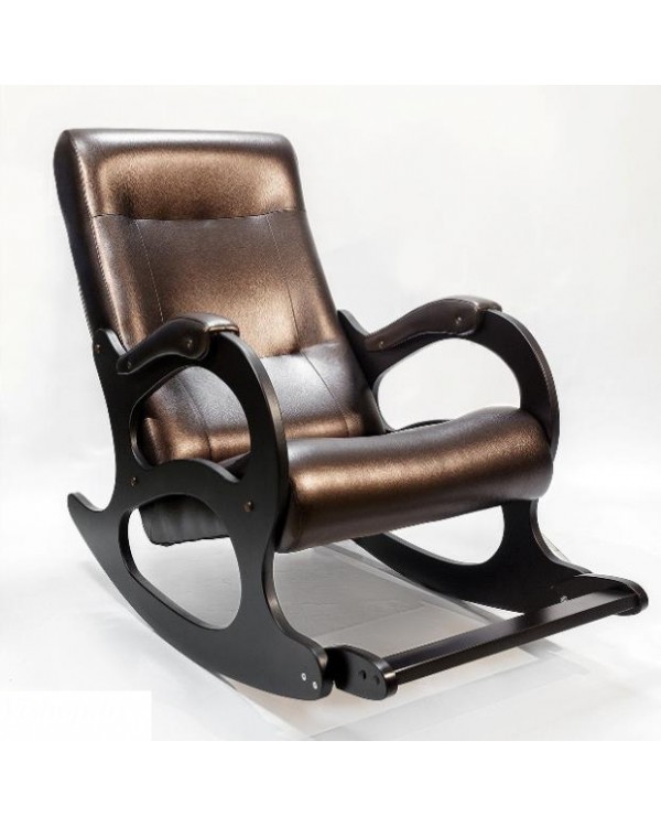 Кресло-качалка Бастион 2 Dark Brown с подножкой