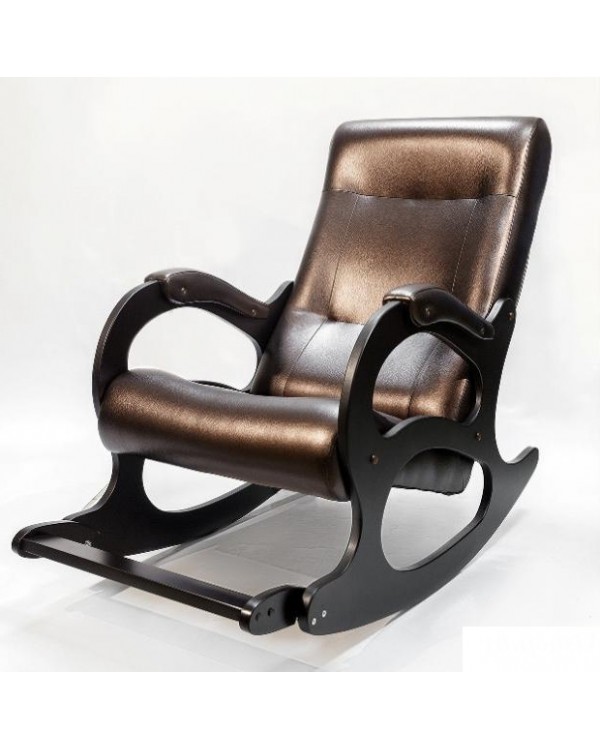 Кресло-качалка Бастион 2 Dark Brown с подножкой
