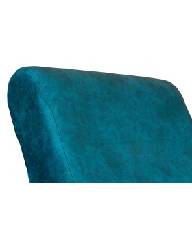 Кресло-качалка Бастион-4-2 арт.Goya teal Белые ноги-foto5