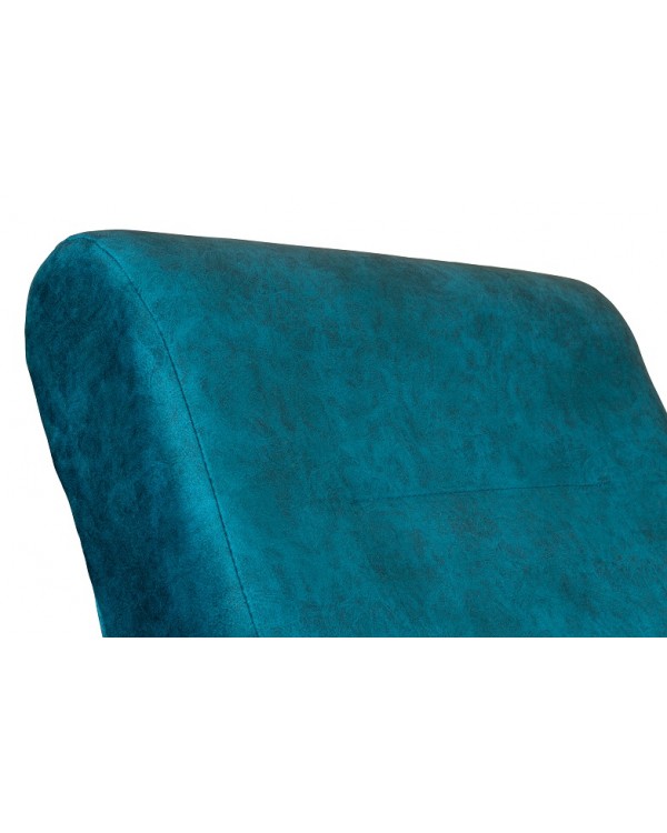 Кресло-качалка Бастион-4-2 арт.Goya teal Белые ноги