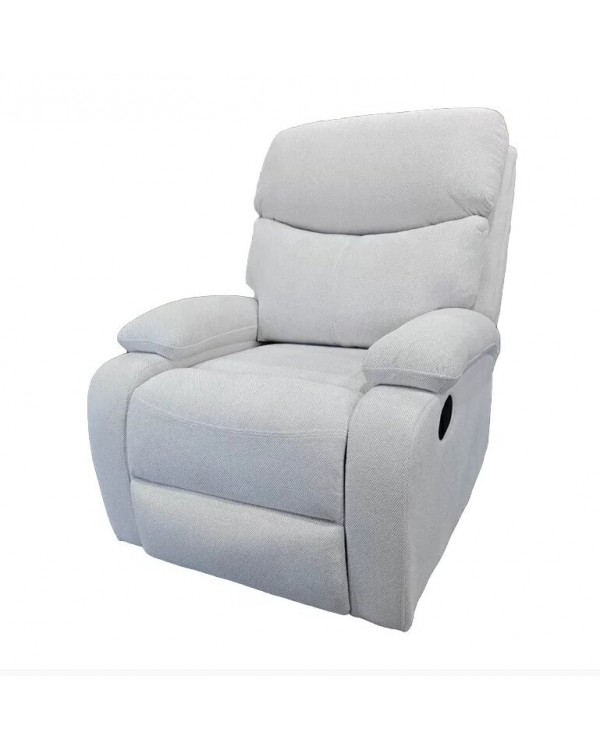 Кресло реклайнер Милан белый