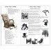 Кресло маятниковое Родос ткань Sensey Graphite