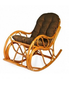 05/04 IND Кресло-качалка миндаль матовый Brown-foto2