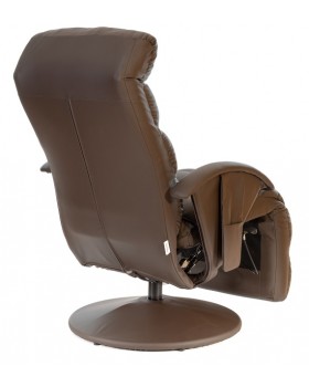 Кресло вибромассажное Angioletto Portofino Brown-foto5