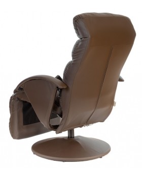 Кресло вибромассажное Angioletto Portofino Brown-foto6
