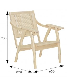 Кресло Массив решетка лак-foto6