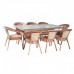 Комплект мебели Deco 8 с прямоугольным столом 7035П капучино