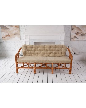 IND Диван Маркос трехместный коньяк-foto2