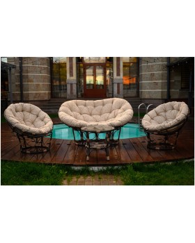 Кресло из искусственного ротанга Papasan-foto6