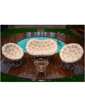 Кресло из искусственного ротанга Papasan-foto7