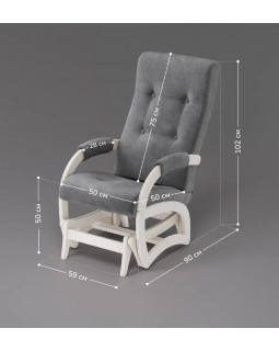 Кресло-маятник Leset Тея слоновая кость Savana Plus Mouse-foto6