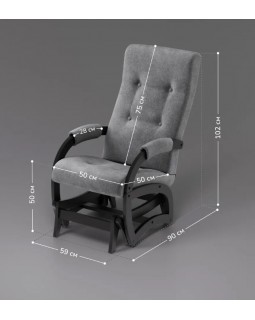 Кресло-маятник Leset Тея венге Savana Plus Mouse-foto6